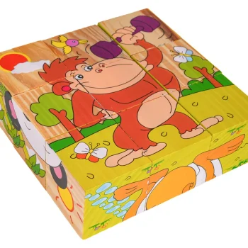 Drvene Kocke Za Najmlađe Egzotične životinje 4