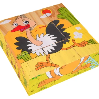 Drvene Kocke Za Najmlađe Egzotične životinje 6