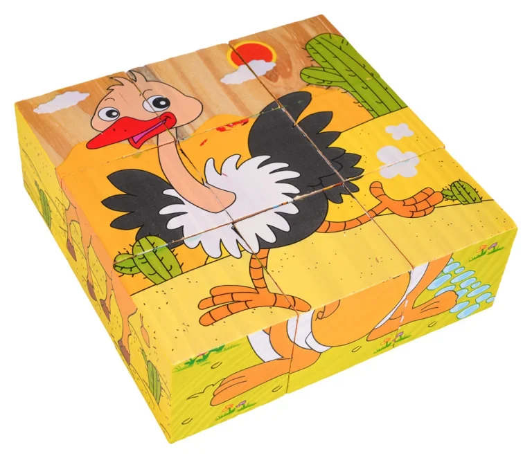 Drvene Kocke Za Najmlađe Egzotične životinje 6