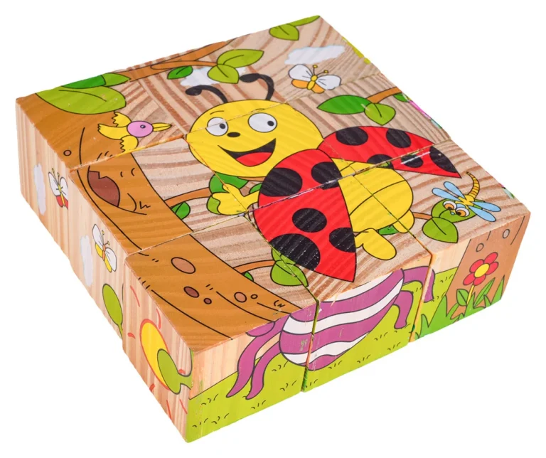 Drvene Kocke Za Najmlađe Kukci 7