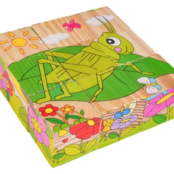 Drvene Kocke Za Najmlađe Kukci 8