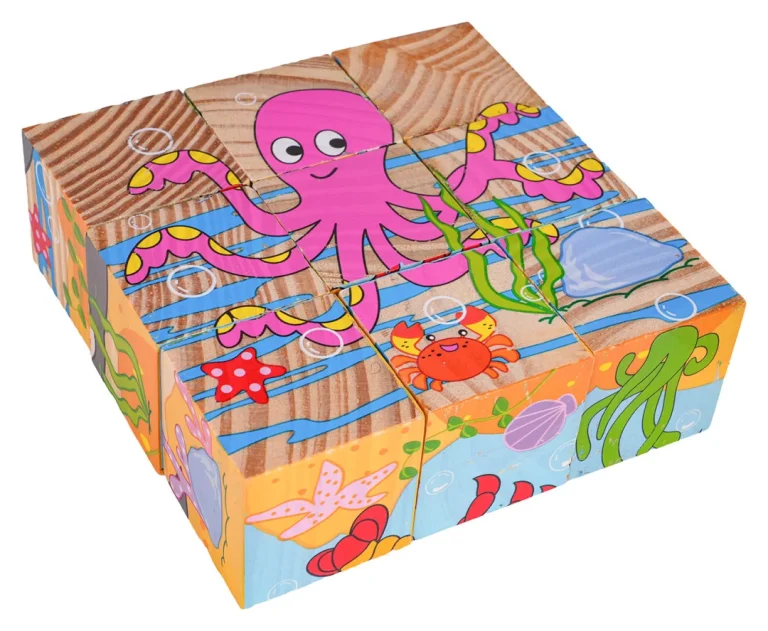 Drvene Kocke Za Najmlađe Ocean 4