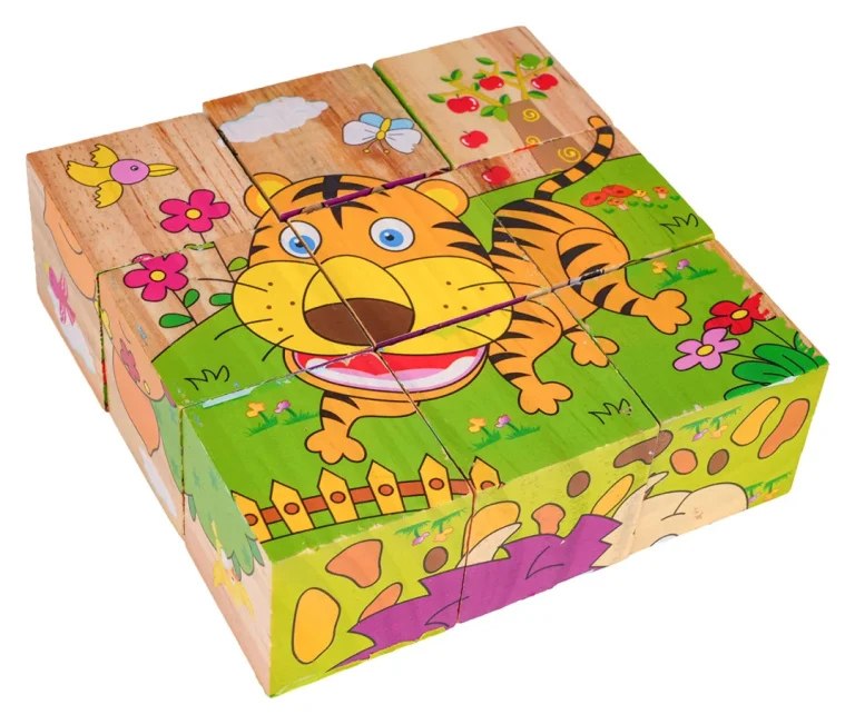 Drvene Kocke Za Najmlađe životinje 4