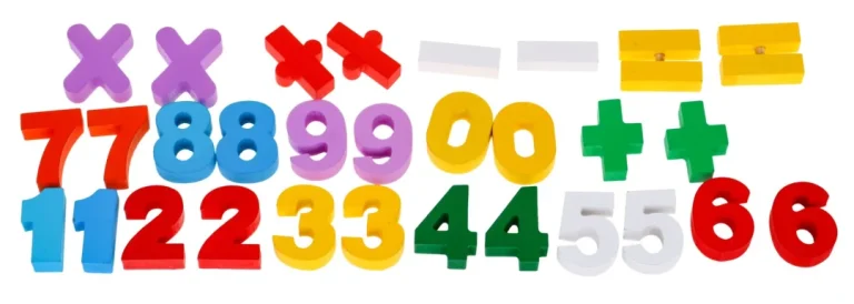 Drveni 3 U 1 Edukativni Set Za Djecu Od 3+ Godine. Uči Matematiku I Sat 3