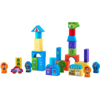 Drveni Edukativni Blokovi Rk 871 Ricokids, Plava 2