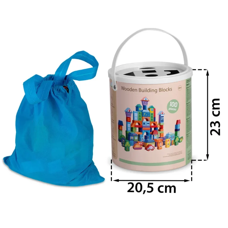 Drveni Edukativni Blokovi Rk 871 Ricokids, Plava 6
