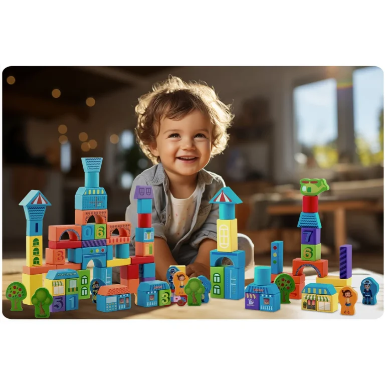 Drveni Edukativni Blokovi Rk 871 Ricokids, Plava 8