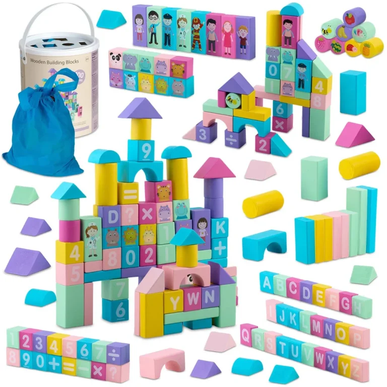 Drveni Edukativni Blokovi Rk 871 Ricokids, Siva 10