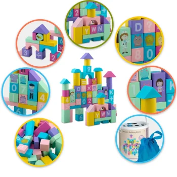 Drveni Edukativni Blokovi Rk 871 Ricokids, Siva 4