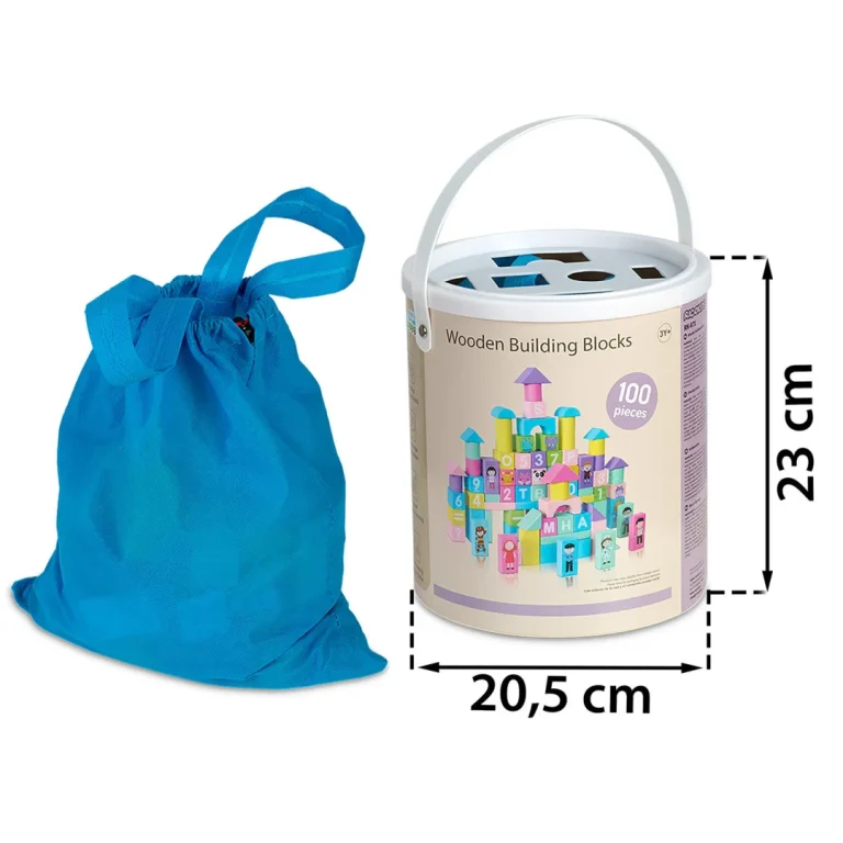Drveni Edukativni Blokovi Rk 871 Ricokids, Siva 7