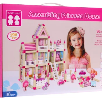 Drveni Građevni Blokovi Mega Dvorac Princeze 3+ 5
