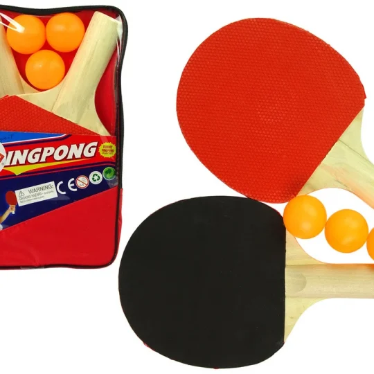 Drveni Ping Pong Set 2 Reketa + 3 Loptice 1