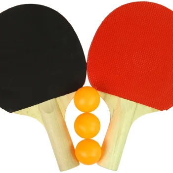 Drveni Ping Pong Set 2 Reketa + 3 Loptice 2