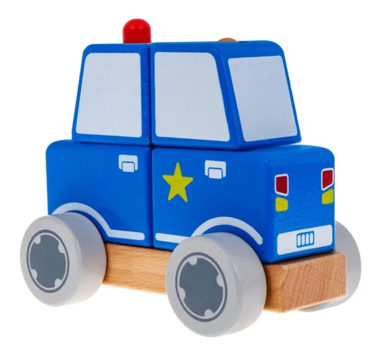 Drveni Policijski Automobil 3