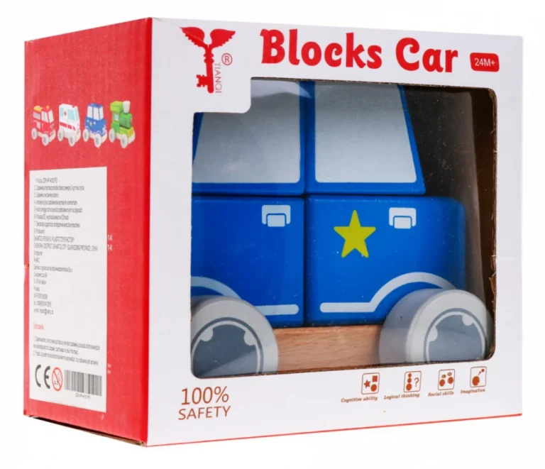Drveni Policijski Automobil 5