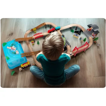 Drveni Set Gradskog Vlaka Ricokids Rk 879, 100 Dijelova 12