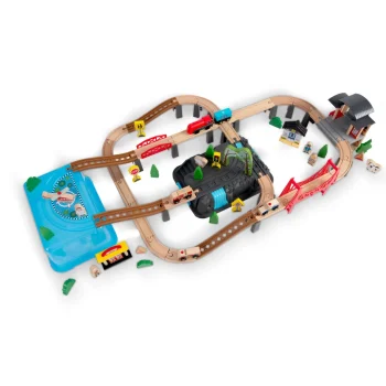 Drveni Set Gradskog Vlaka Ricokids Rk 879, 100 Dijelova 3