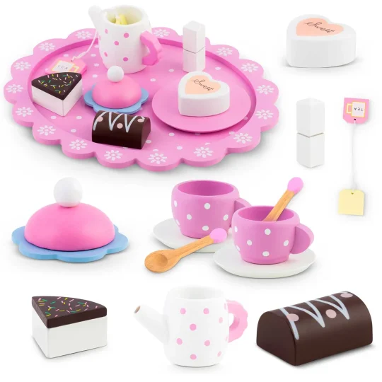 Drveni Set Za čaj Ricokids Rk 869, 26,7 × 23,6 × 6,6 Cm, Crvena 1
