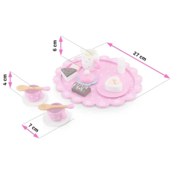 Drveni Set Za čaj Ricokids Rk 869, 26,7 × 23,6 × 6,6 Cm, Crvena 5