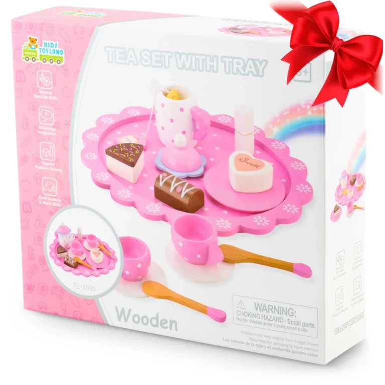 Drveni Set Za čaj Ricokids Rk 869, 26,7 × 23,6 × 6,6 Cm, Crvena 9