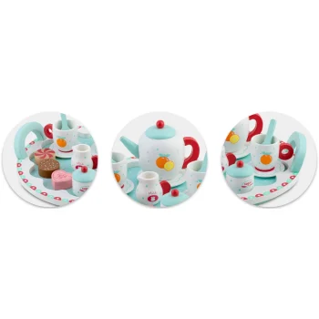 Drveni Set Za čaj Ricokids Rk 869, 26,7 × 23,6 × 6,6 Cm, Siva 8
