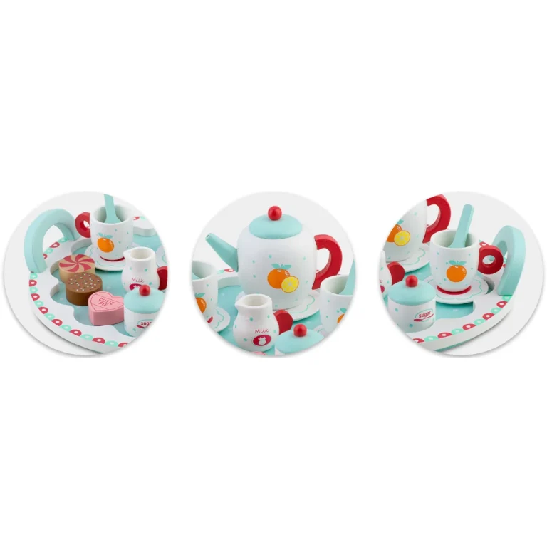 Drveni Set Za čaj Ricokids Rk 869, 26,7 × 23,6 × 6,6 Cm, Siva 8