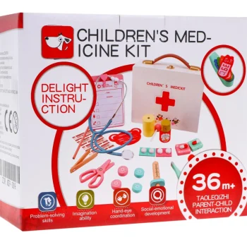 Drveni Set Za Doktore 3+ U Drvenoj Kutiji 9