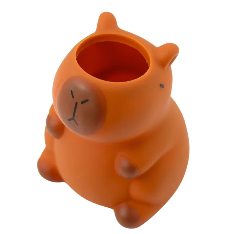 Držač Za Olovke Figurica Kapibara Smeđi 10 × 7 Cm 2