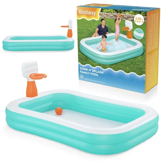 Dunk'n Splash Napuhani Bazen 251 X 168 X 102 Cm Bestway 54445 1