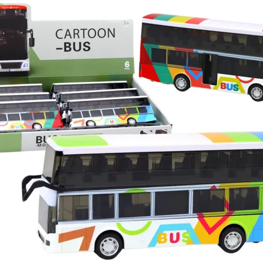 Dvokatni Autobus S Metalnim Pogonom, šarenim Svjetlima I Zvukovima 1