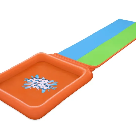 Dvostruki Super Splash Vodeni Tobogan Za Djecu 3+ Bestway Staza 531 Cm + Dječji Bazen 129 L + Tuš 1
