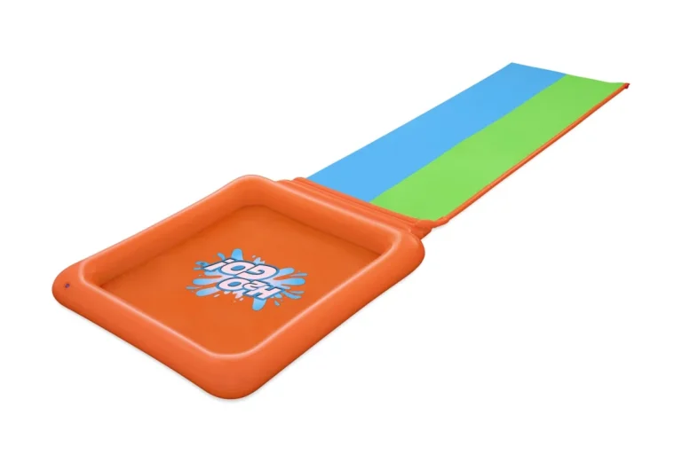 Dvostruki Super Splash Vodeni Tobogan Za Djecu 3+ Bestway Staza 531 Cm + Dječji Bazen 129 L + Tuš 1