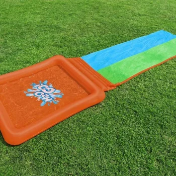 Dvostruki Super Splash Vodeni Tobogan Za Djecu 3+ Bestway Staza 531 Cm + Dječji Bazen 129 L + Tuš 2