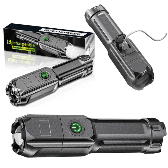 Džepna Led Svjetiljka Vodootporna, 3 Načina, Usb 1