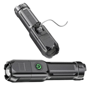 Džepna Led Svjetiljka Vodootporna, 3 Načina, Usb 2