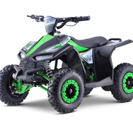 E Star Quad Na Baterije Zeleni 35 Km/h + 1000 W Motor + Pneumatske Gume + Podešavanje, Zelena Motor Na Akumulator 1