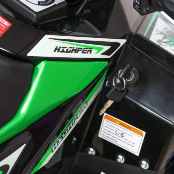 E Star Quad Na Baterije Zeleni 35 Km/h + 1000 W Motor + Pneumatske Gume + Podešavanje, Zelena Motor Na Akumulator 17