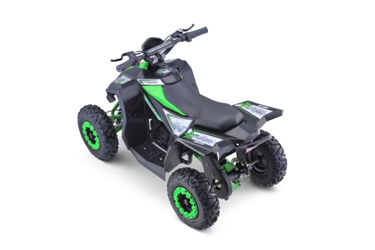 E Star Quad Na Baterije Zeleni 35 Km/h + 1000 W Motor + Pneumatske Gume + Podešavanje, Zelena Motor Na Akumulator 2