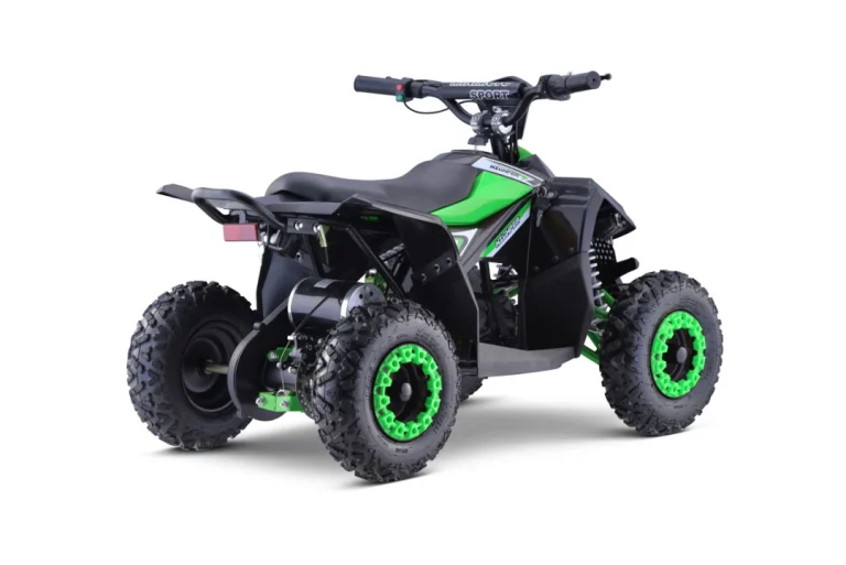 E Star Quad Na Baterije Zeleni 35 Km/h + 1000 W Motor + Pneumatske Gume + Podešavanje, Zelena Motor Na Akumulator 4