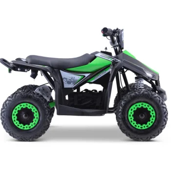 E Star Quad Na Baterije Zeleni 35 Km/h + 1000 W Motor + Pneumatske Gume + Podešavanje, Zelena Motor Na Akumulator 5