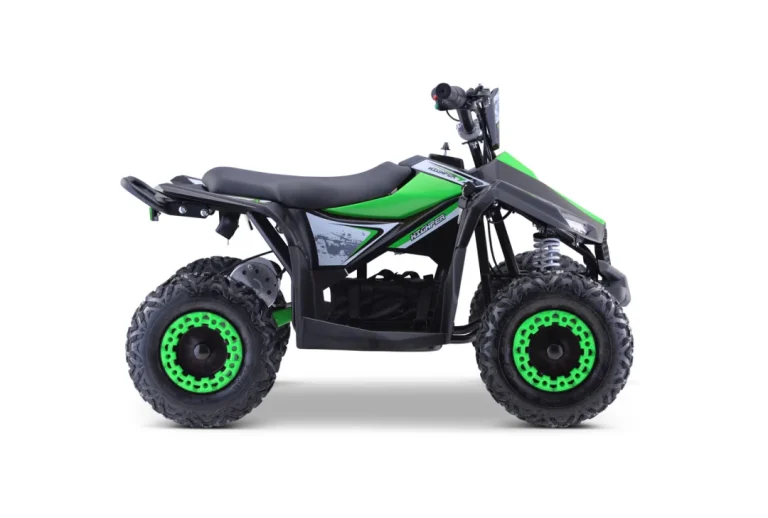 E Star Quad Na Baterije Zeleni 35 Km/h + 1000 W Motor + Pneumatske Gume + Podešavanje, Zelena Motor Na Akumulator 5