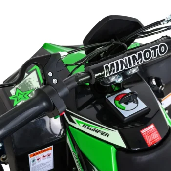 E Star Quad Na Baterije Zeleni 35 Km/h + 1000 W Motor + Pneumatske Gume + Podešavanje, Zelena Motor Na Akumulator 7
