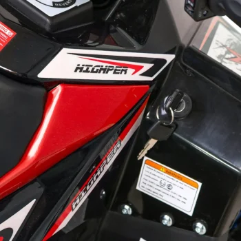 E Star Quad Na Baterije Crveni 35 Km/h + 1000 W Motor + Pneumatske Gume + Podešavanje, Crvena Motor Na Akumulator 17