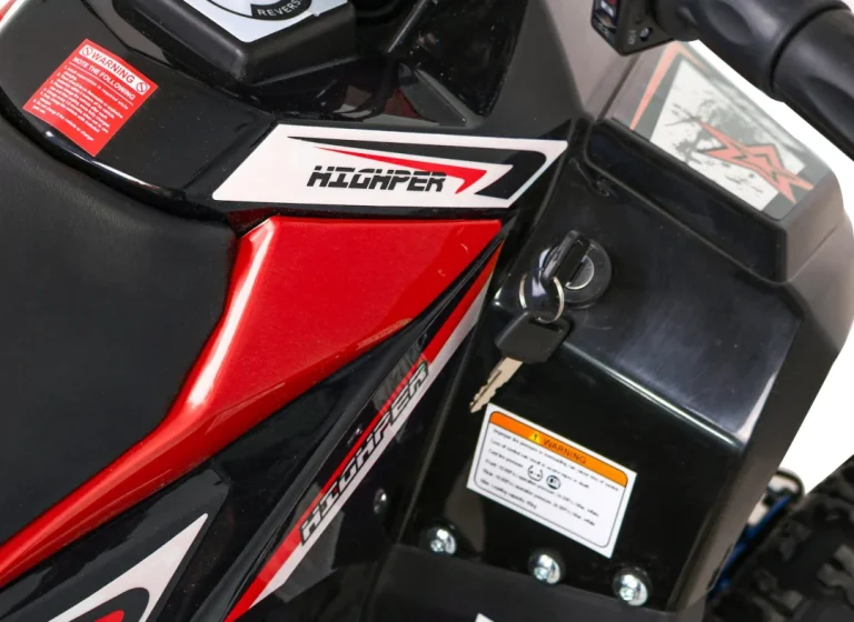 E Star Quad Na Baterije Crveni 35 Km/h + 1000 W Motor + Pneumatske Gume + Podešavanje, Crvena Motor Na Akumulator 17