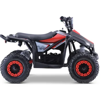 E Star Quad Na Baterije Crveni 35 Km/h + 1000 W Motor + Pneumatske Gume + Podešavanje, Crvena Motor Na Akumulator 3