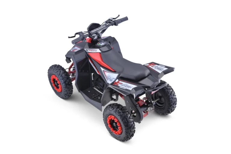 E Star Quad Na Baterije Crveni 35 Km/h + 1000 W Motor + Pneumatske Gume + Podešavanje, Crvena Motor Na Akumulator 6