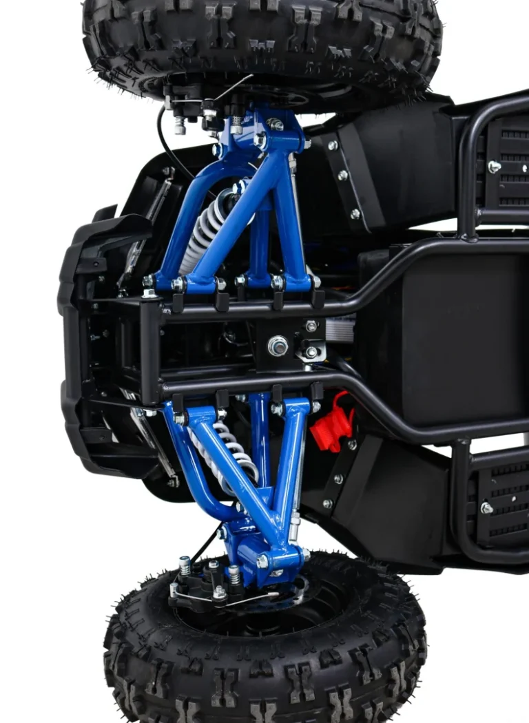 E Star Quad Na Baterije, Plavi, 35 Km/h + Motor Od 1000 W + Pneumatske Gume + Podešavanje, Plava Motor Na Akumulator 10