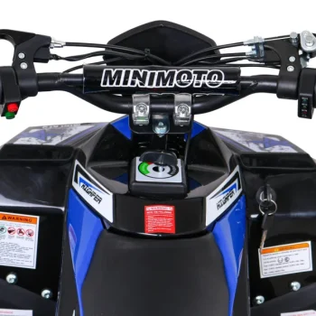 E Star Quad Na Baterije, Plavi, 35 Km/h + Motor Od 1000 W + Pneumatske Gume + Podešavanje, Plava Motor Na Akumulator 16