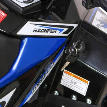 E Star Quad Na Baterije, Plavi, 35 Km/h + Motor Od 1000 W + Pneumatske Gume + Podešavanje, Plava Motor Na Akumulator 17