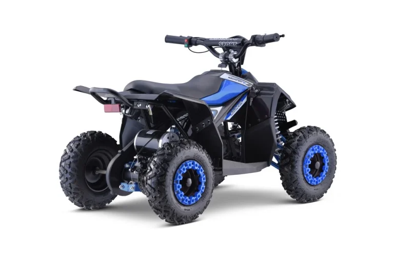 E Star Quad Na Baterije, Plavi, 35 Km/h + Motor Od 1000 W + Pneumatske Gume + Podešavanje, Plava Motor Na Akumulator 2